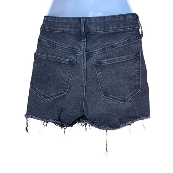 Old Navy high rise black jean shorts - Picture 4 of 6